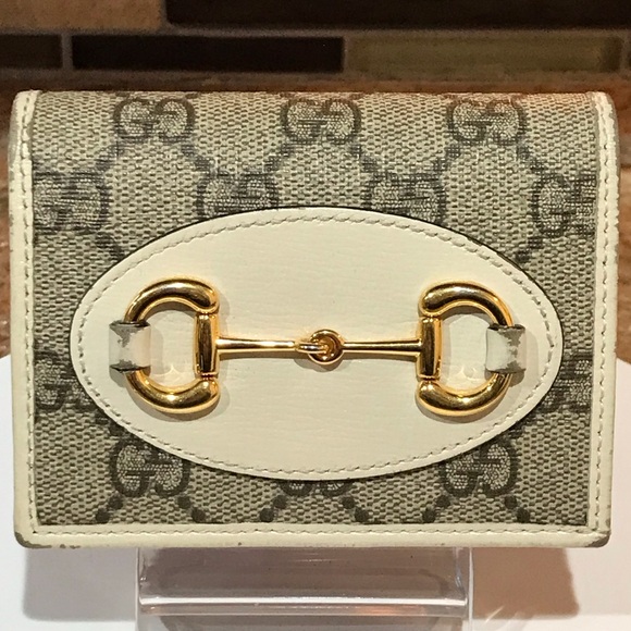 GUCCI GG Supreme Horsebit Compact Card Wallet 😍❤️‍🔥🔥 - Picture 5 of 17